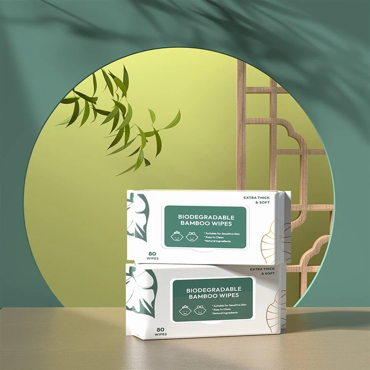 Biodegradable bamboo wipes 2